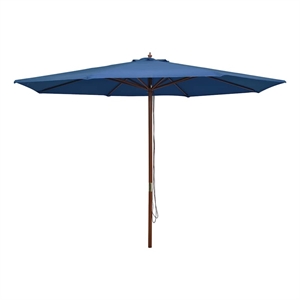 vidaXL Large Garden Parasol in Blue