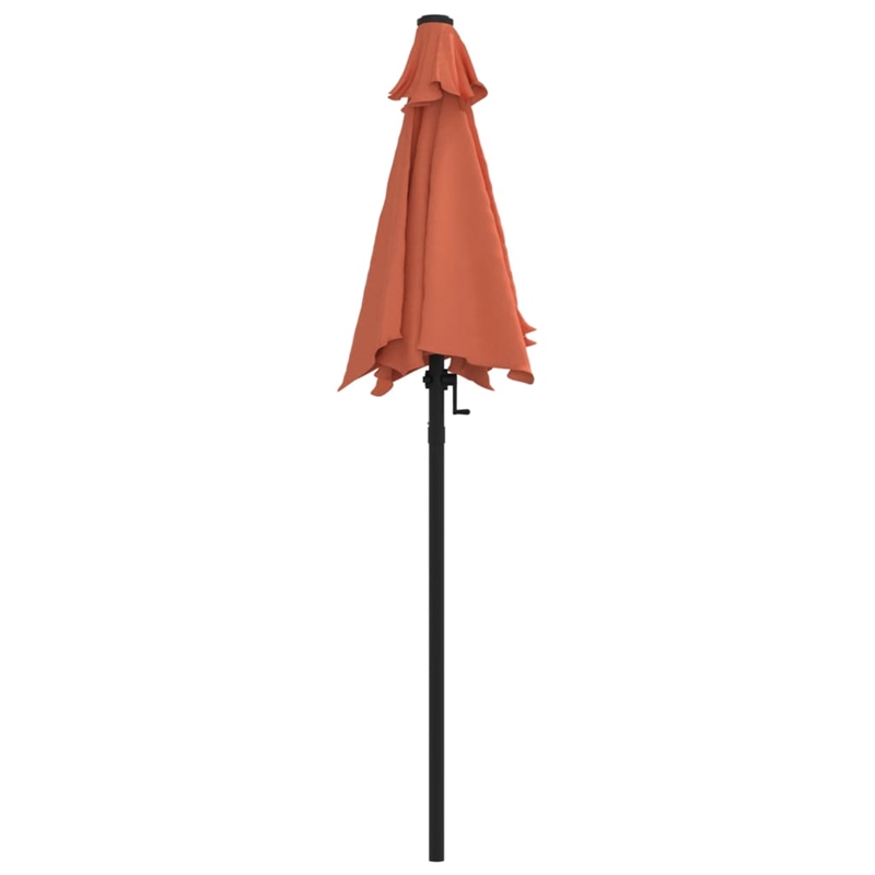 vidaXL Garden Parasol in Terracotta and Dark Grey
