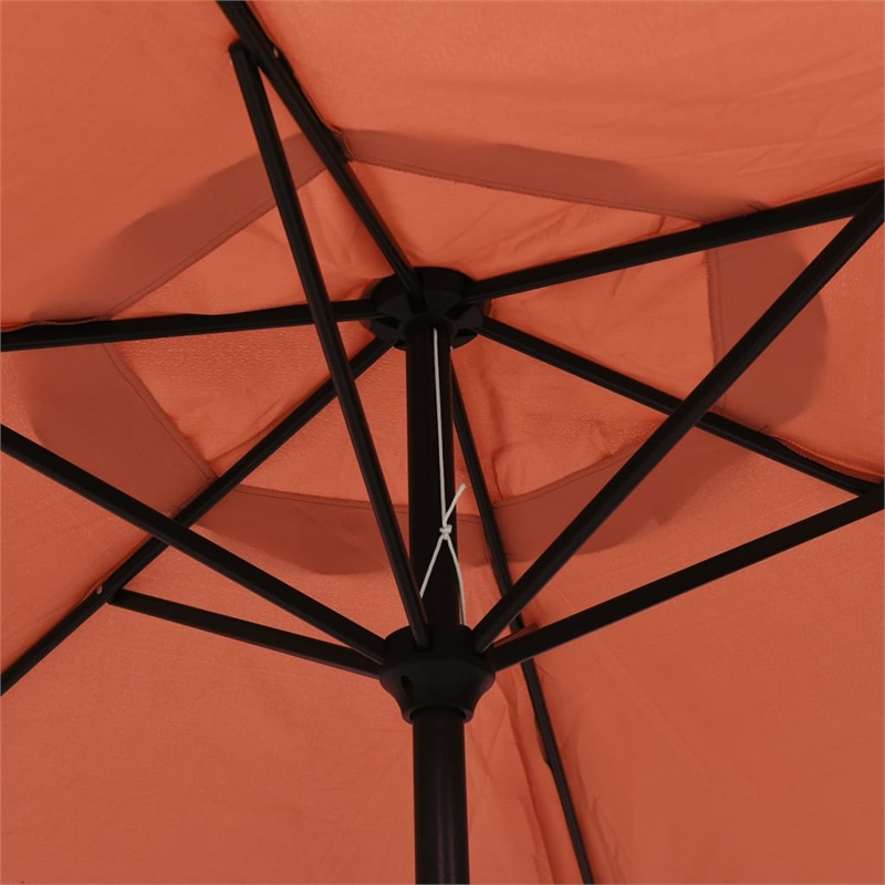vidaXL Garden Parasol in Terracotta and Dark Grey