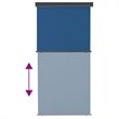 vidaXL Balcony Side Awning in Blue