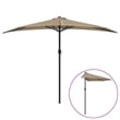 vidaXL Large Garden Parasol in Taupe