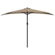 vidaXL Large Garden Parasol in Taupe