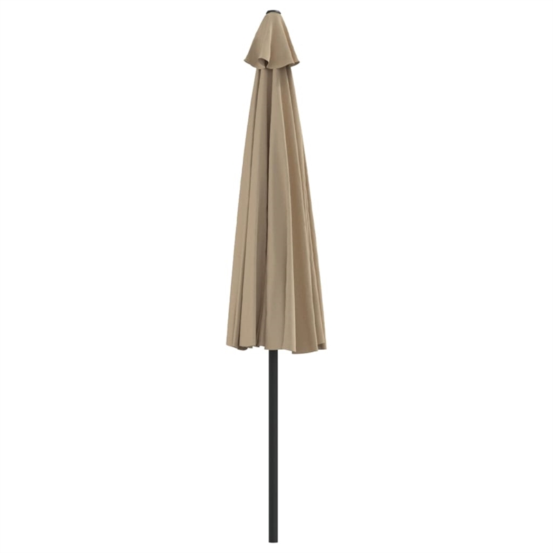 vidaXL Large Garden Parasol in Taupe