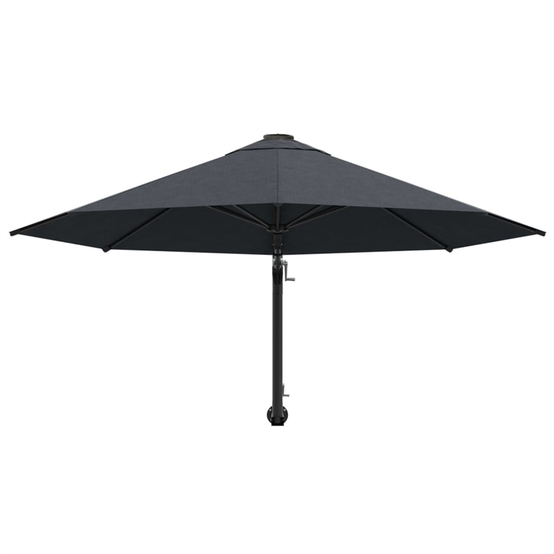 vidaXL Large Tiltable Garden Umbrella in Anthracite