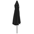 vidaXL Large Tiltable Garden Parasol in Black
