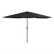 vidaXL Large Tiltable Garden Parasol in Black