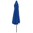 vidaXL Large Collapsible Garden Parasol in Azure Blue