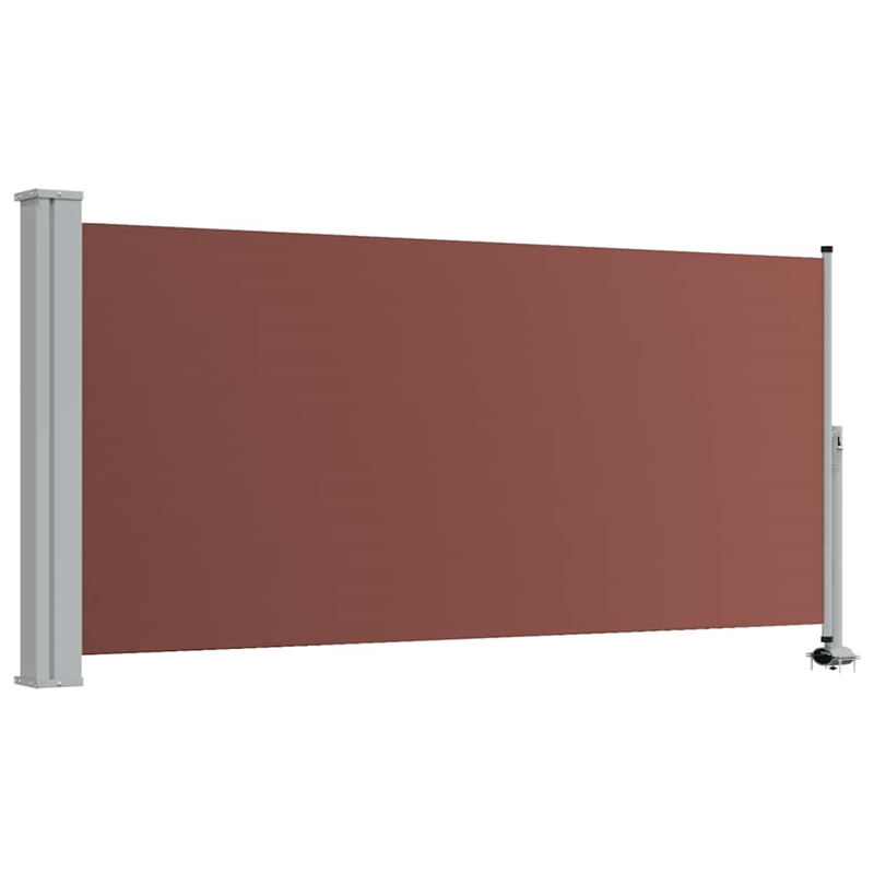 vidaXL Side Awning in Brown