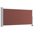 vidaXL Side Awning in Brown