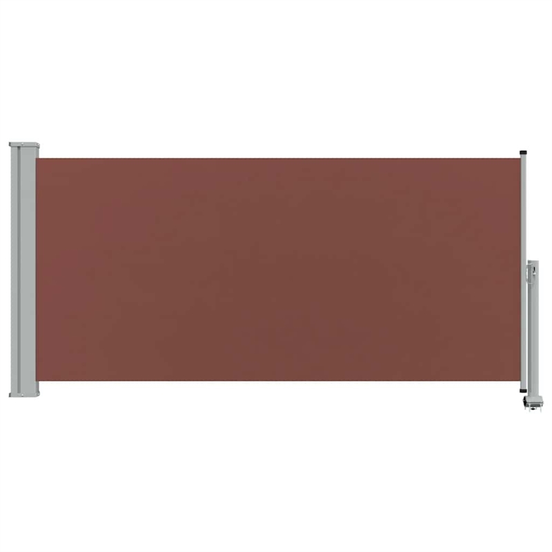 vidaXL Side Awning in Brown