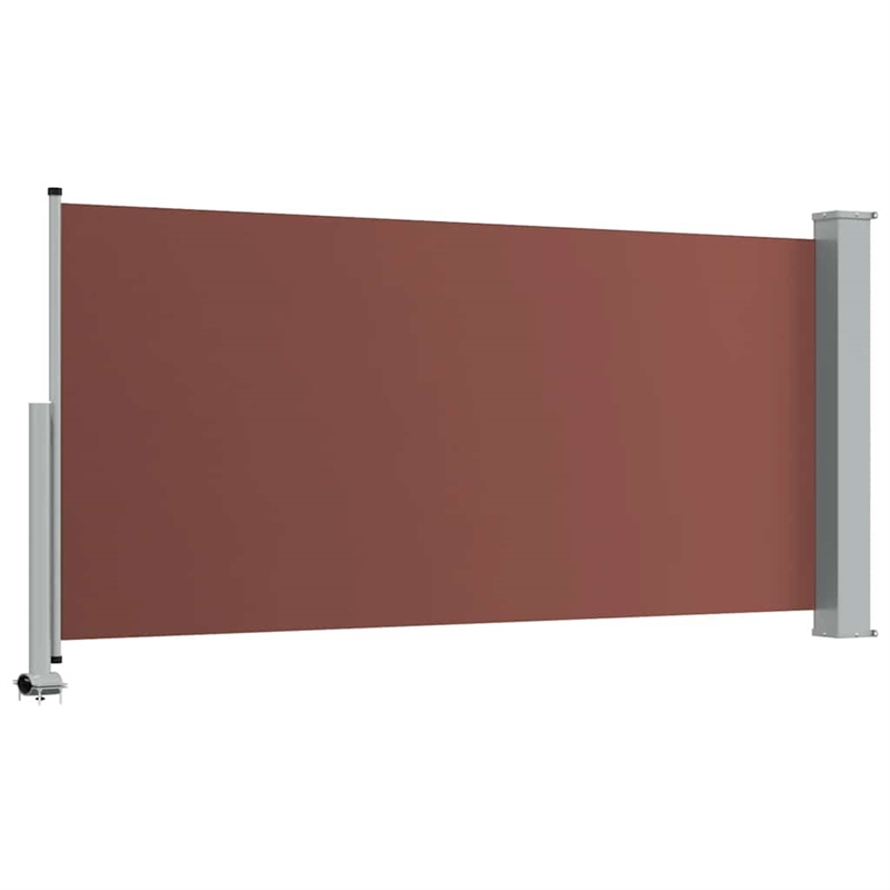 vidaXL Side Awning in Brown