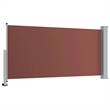 vidaXL Side Awning in Brown