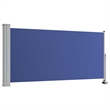vidaXL Side Awning with PU Coating in Blue