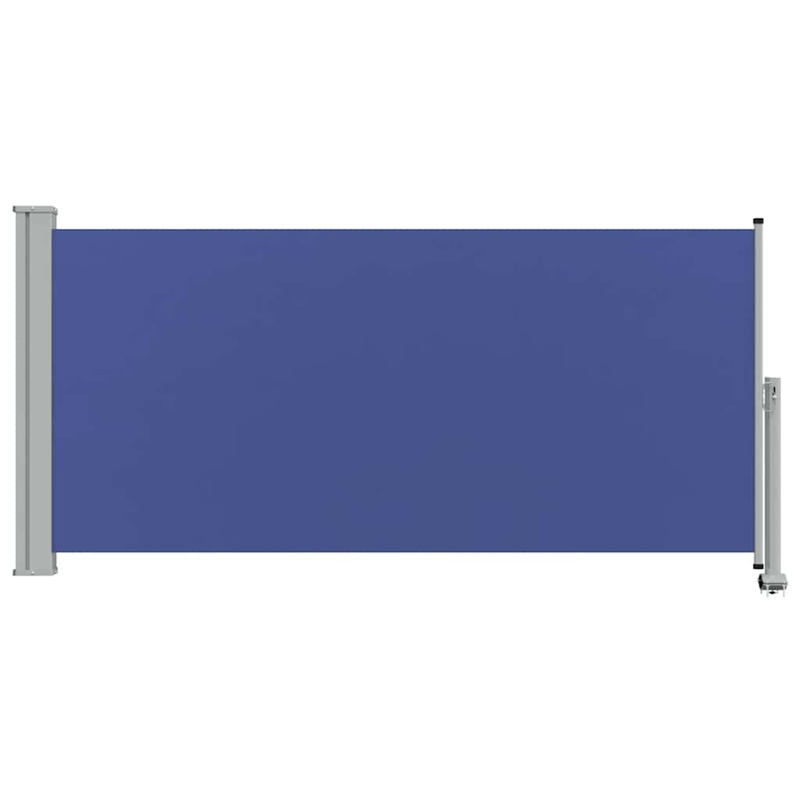 vidaXL Side Awning with PU Coating in Blue