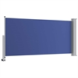 vidaXL Side Awning with PU Coating in Blue