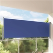 vidaXL Side Awning with PU Coating in Blue