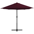 vidaXL Extra Large Garden Parasol in Bordeaux Red