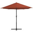 vidaXL Extra Large Garden Parasol in Terracotta