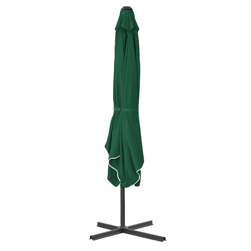 vidaXL Large Garden Parasol in Green