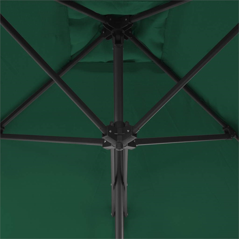 vidaXL Large Garden Parasol in Green