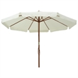 vidaXL Garden Parasol in Sand White
