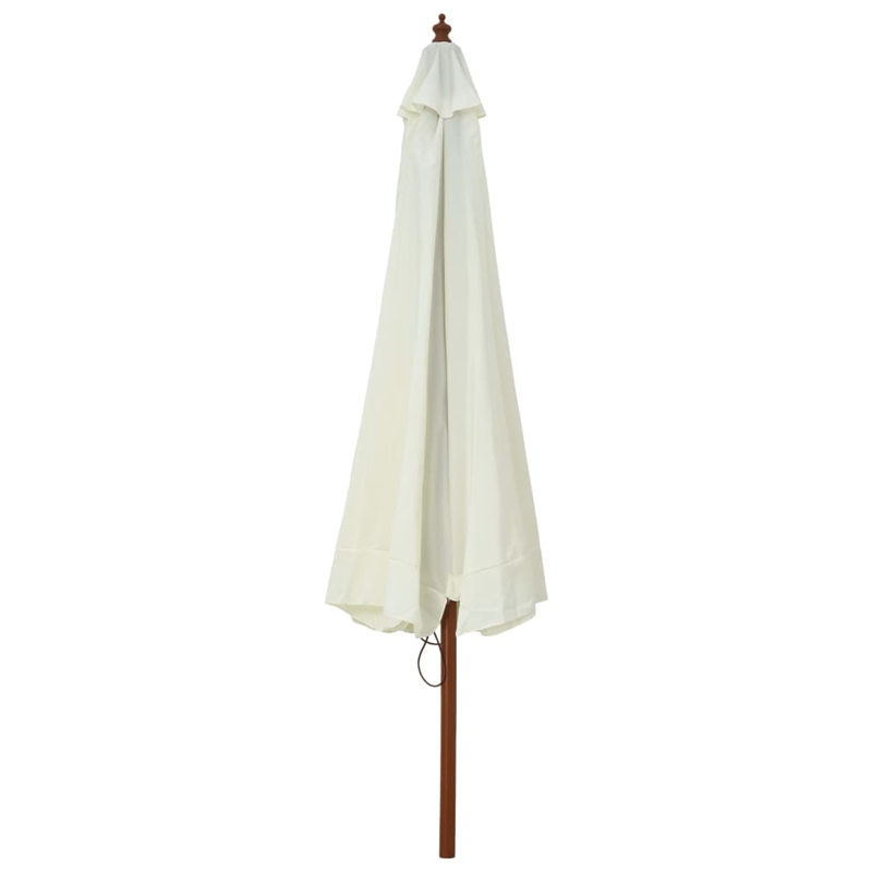 vidaXL Garden Parasol in Sand White