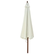 vidaXL Garden Parasol in Sand White