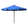 vidaXL Large Laminated Bamboo Garden Parasol in Azure