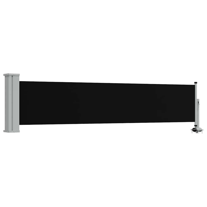 vidaXL Side Awning in Black