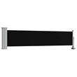 vidaXL Side Awning in Black