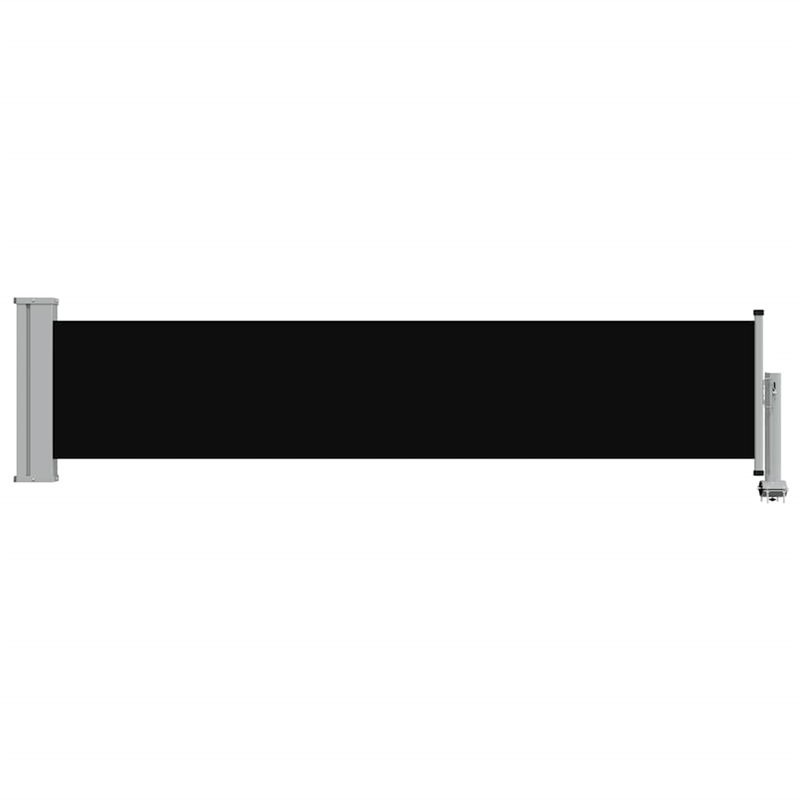 vidaXL Side Awning in Black