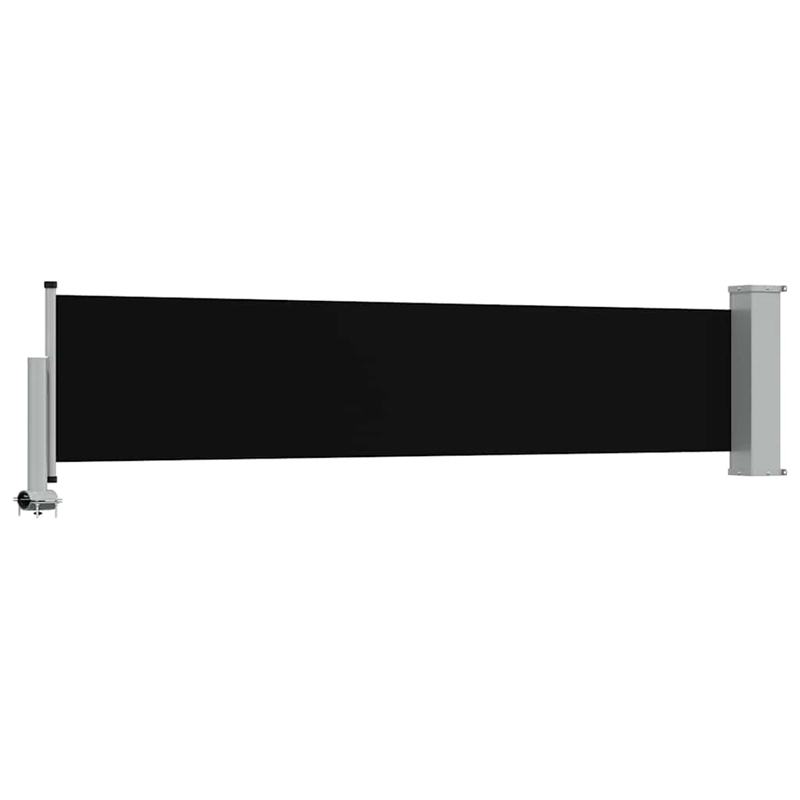 vidaXL Side Awning in Black