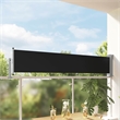 vidaXL Side Awning in Black