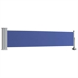 vidaXL Side Awning in Blue and Grey