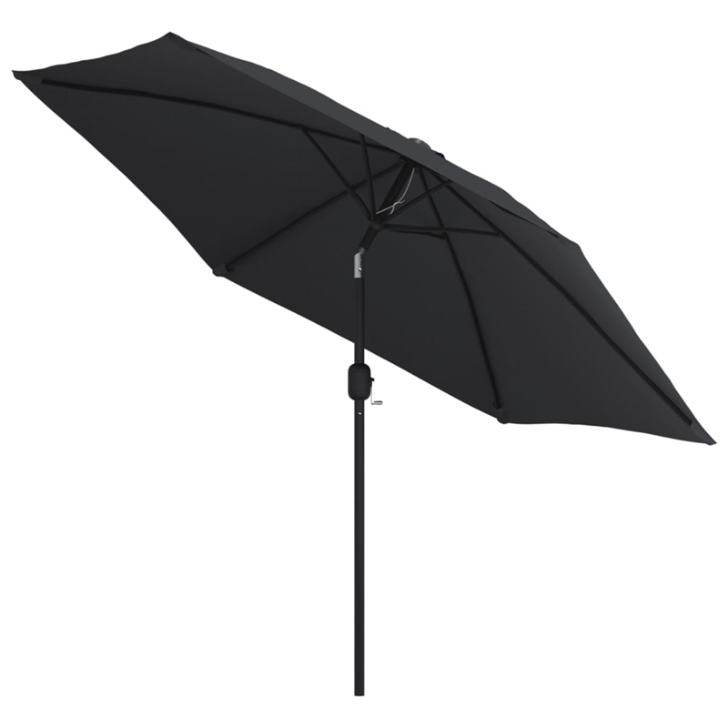 vidaXL Medium Garden Parasol in Black