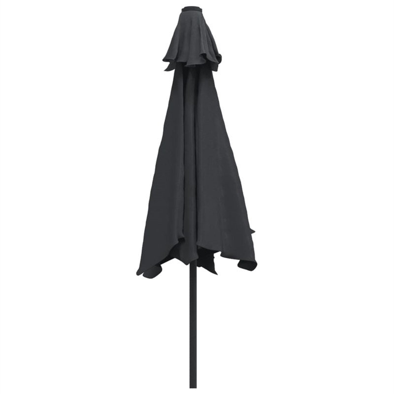 vidaXL Medium Garden Parasol in Black