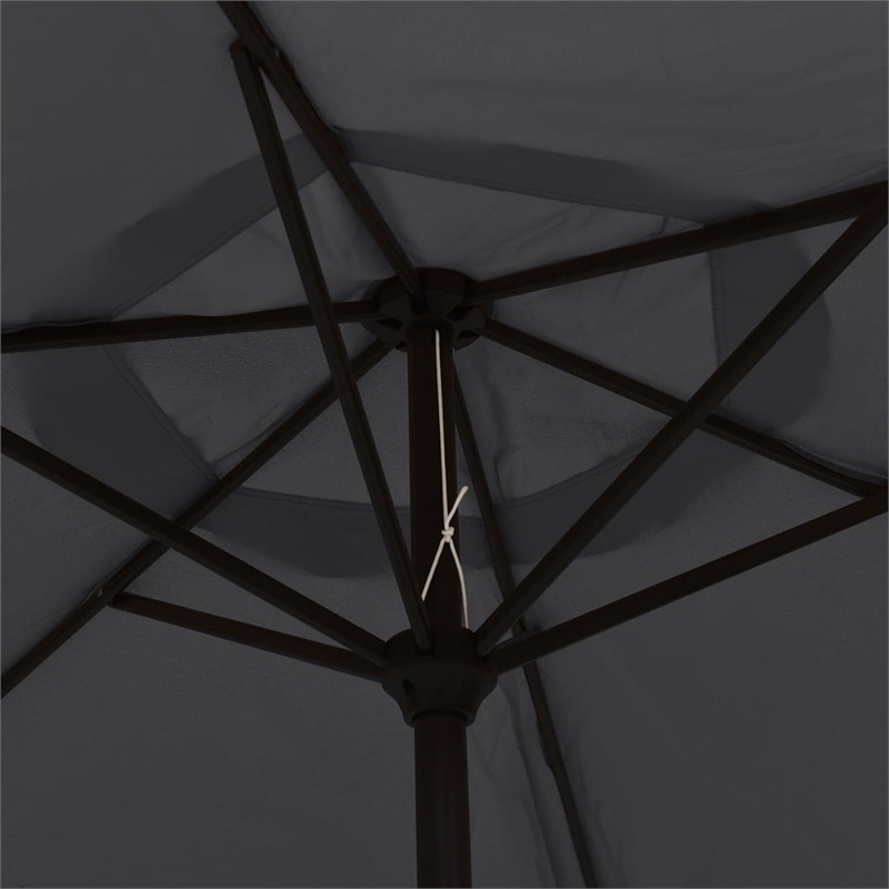 vidaXL Medium Garden Parasol in Black