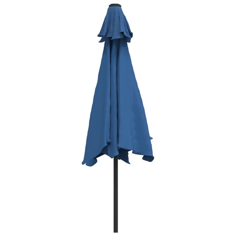 vidaXL 9.8 ft Diameter Tiltable Garden Parasol in Azure