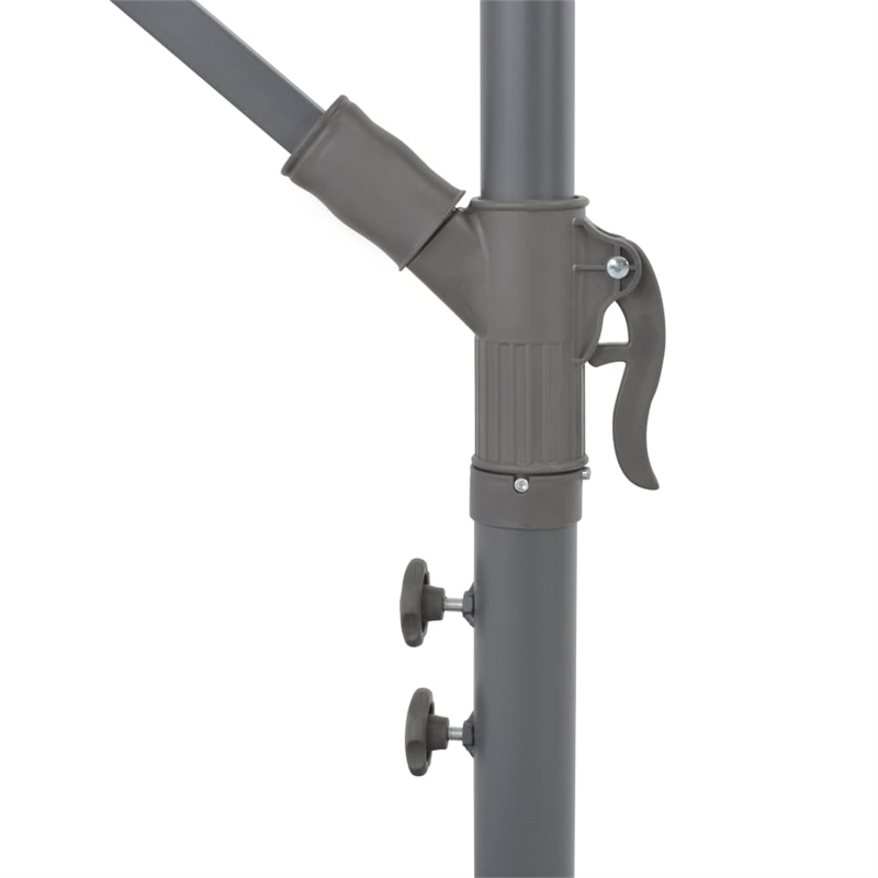 vidaXL Large Tiltable Cantilever Garden Parasol in Blue
