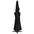 vidaXL Garden Parasol with PA Coating in Black