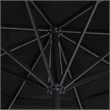 vidaXL Garden Parasol with PA Coating in Black