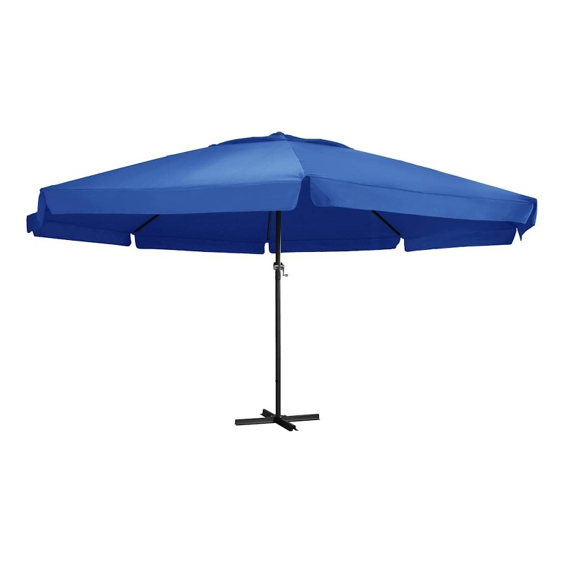 vidaXL Garden Parasol with PA Coating in Azure Blue