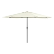 vidaXL Large Garden Parasol in Sand White