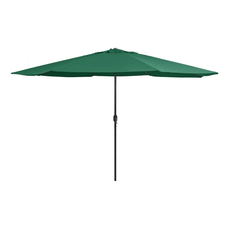 vidaXL Large Tiltable Garden Parasol in Green