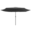vidaXL Large Tiltable Garden Parasol in Anthracite