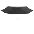 vidaXL Large Tiltable Garden Parasol in Anthracite