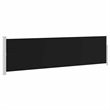 vidaXL Medium Side Awning Black
