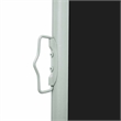 vidaXL Medium Side Awning Black