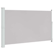 vidaXL Side Awning with Powder-Coated Steel in Grey