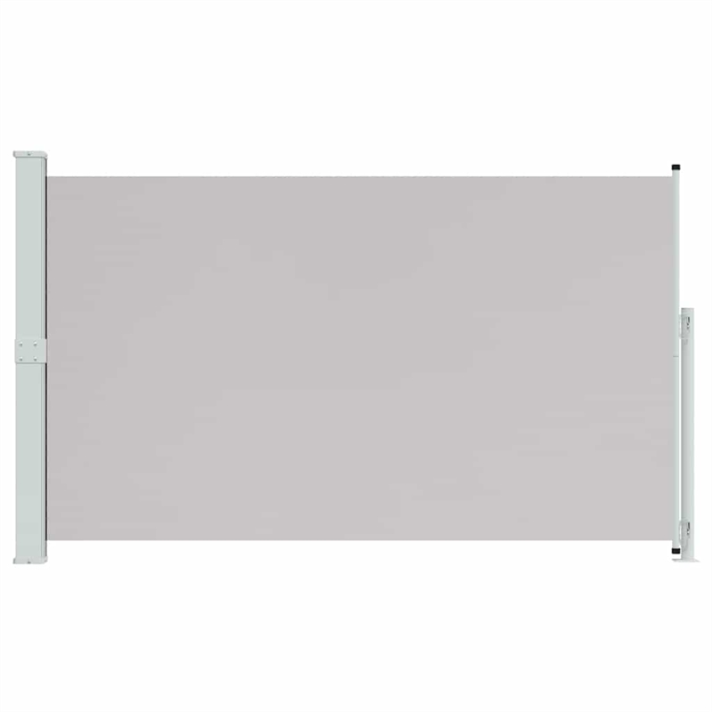 vidaXL Side Awning with Powder-Coated Steel in Grey
